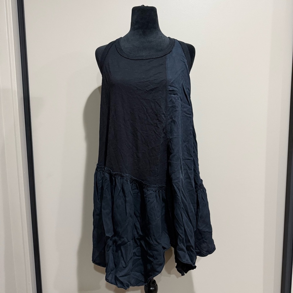 Daily Practice by Anthropologie Asymmetrical Black Dress
